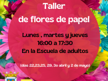 🌷Taller de flores de papel